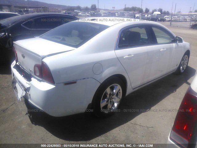 1G1ZH57B89F132611 - 2009 CHEVROLET MALIBU 1LT 白色 照片 4