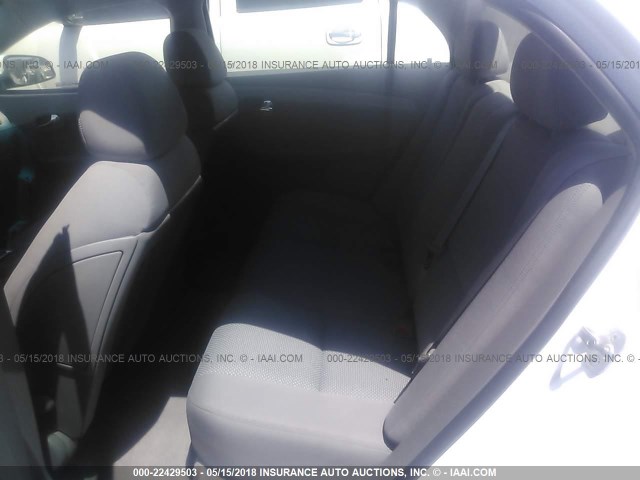 1G1ZH57B89F132611 - 2009 CHEVROLET MALIBU 1LT 白色 照片 8