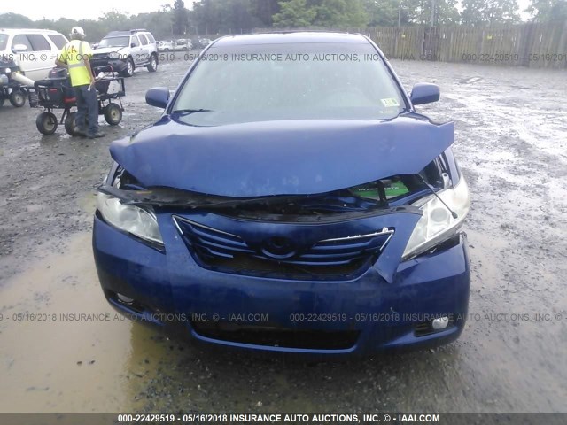 4T1BK46K58U073013 - 2008 TOYOTA CAMRY LE/XLE/SE ლურჯი ფოტო 6