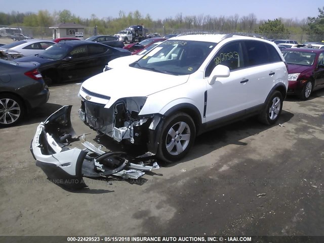 3GNAL2EK4CS576213 - 2012 CHEVROLET CAPTIVA SPORT/LS WHITE photo 2