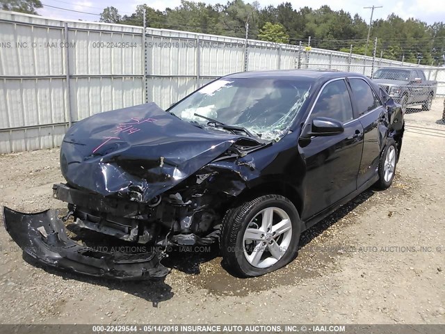 4T1BF1FK9EU442082 - 2014 TOYOTA CAMRY L/SE/LE/XLE 黑色 照片 2