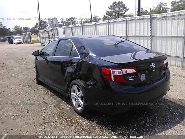 4T1BF1FK9EU442082 - 2014 TOYOTA CAMRY L/SE/LE/XLE 黑色 照片 3