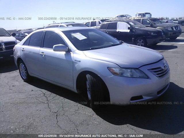 4T1BB46K98U046834 - 2008 TOYOTA CAMRY HYBRID SILVER photo 1