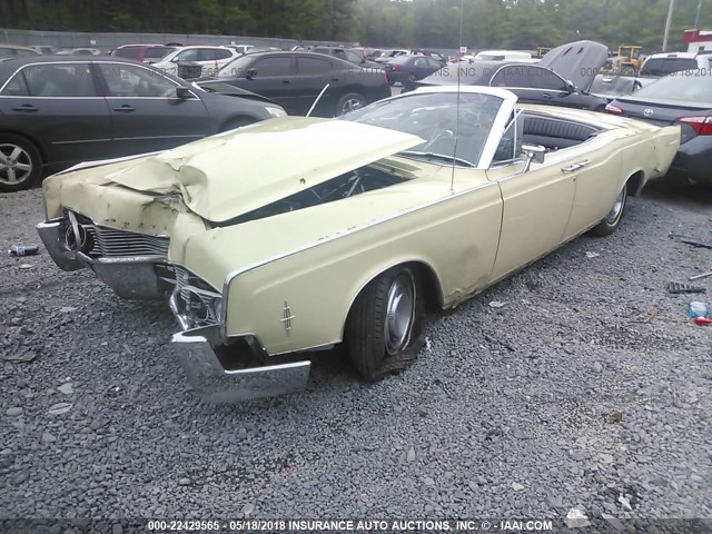 6Y86G436983 - 1966 LINCOLN CONTINENTAL  米色 照片 2