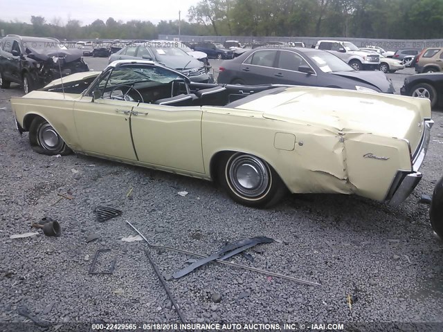 6Y86G436983 - 1966 LINCOLN CONTINENTAL  BEIGE photo 3