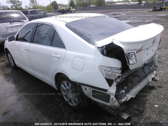 4T1BK46K48U563894 - 2008 TOYOTA CAMRY LE/XLE/SE Ақ фото 3