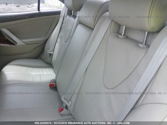 4T1BK46K48U563894 - 2008 TOYOTA CAMRY LE/XLE/SE Ақ фото 8