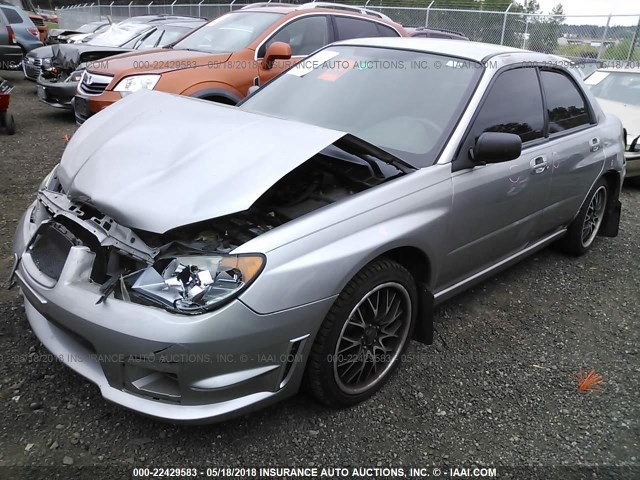 JF1GD67686G522512 - 2006 SUBARU IMPREZA 2.5I SILVER photo 2