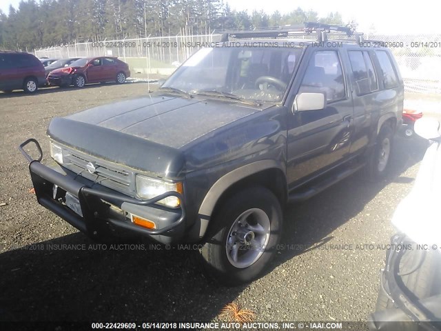 JN8HD17YXPW117640 - 1993 NISSAN PATHFINDER XE/SE GRAY photo 2