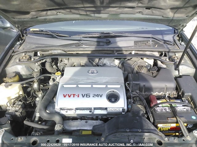 4T1BF32K25U108171 - 2005 TOYOTA CAMRY LE/XLE/SE მწვანე ფოტო 10