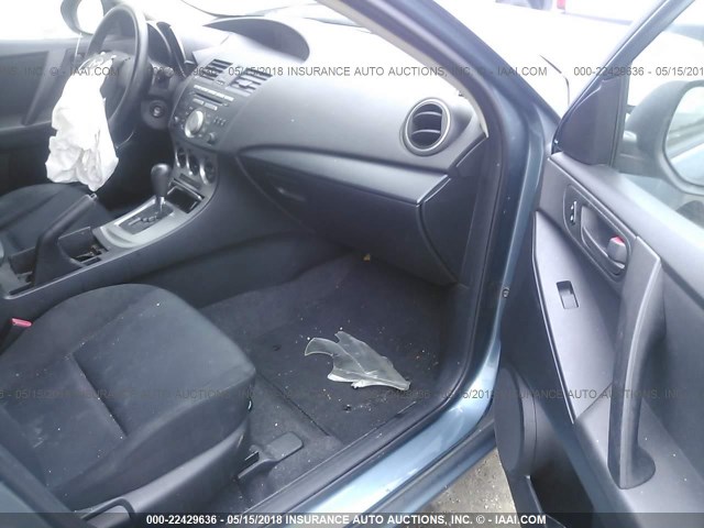 JM1BL1UF1B1409139 - 2011 MAZDA 3 I BLUE photo 5