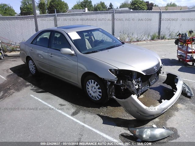 4T1BE32K95U580127 - 2005 TOYOTA CAMRY LE/XLE/SE Şampan foto 1