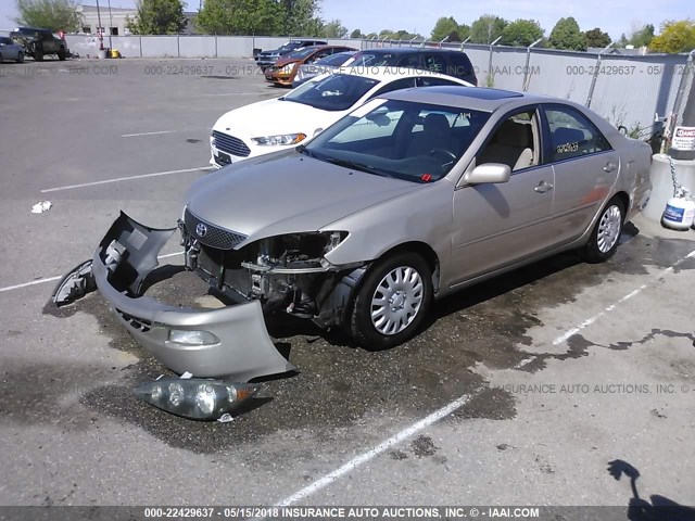 4T1BE32K95U580127 - 2005 TOYOTA CAMRY LE/XLE/SE Şampan foto 2