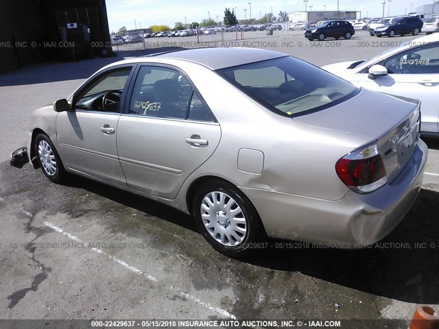 4T1BE32K95U580127 - 2005 TOYOTA CAMRY LE/XLE/SE Şampan foto 3