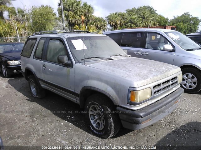 4F2CU44X6MUM05830 - 1991 MAZDA NAVAJO LX SILVER photo 1