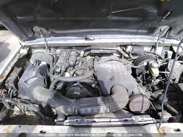 4F2CU44X6MUM05830 - 1991 MAZDA NAVAJO LX SILVER photo 10