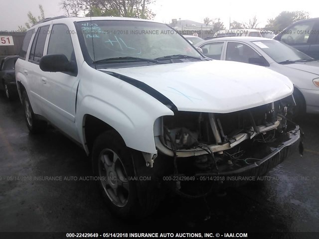 1GNDT33S792131121 - 2009 CHEVROLET TRAILBLAZER LT WHITE photo 1