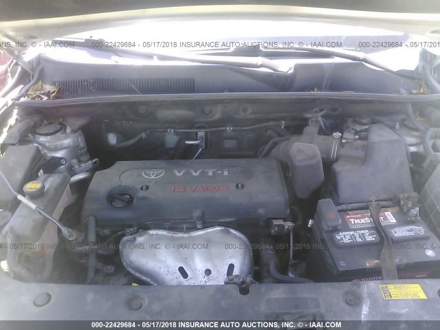 JTMBD31V686068398 - 2008 TOYOTA RAV4 LIMITED SILVER photo 10