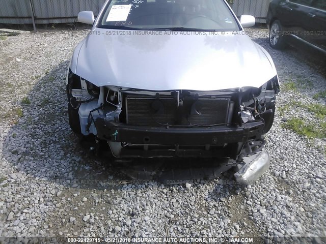 4T4BF3EK2BR192876 - 2011 TOYOTA CAMRY SE/LE/XLE SILVER photo 6