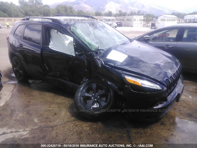 1C4PJLCB2JD540437 - 2018 JEEP CHEROKEE LATITUDE Czarny zdjęcie 1