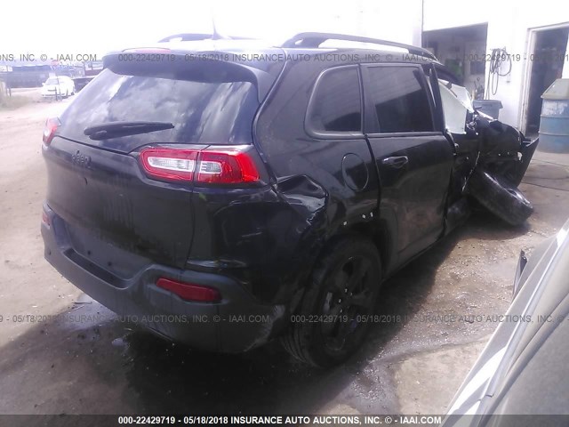 1C4PJLCB2JD540437 - 2018 JEEP CHEROKEE LATITUDE Czarny zdjęcie 4