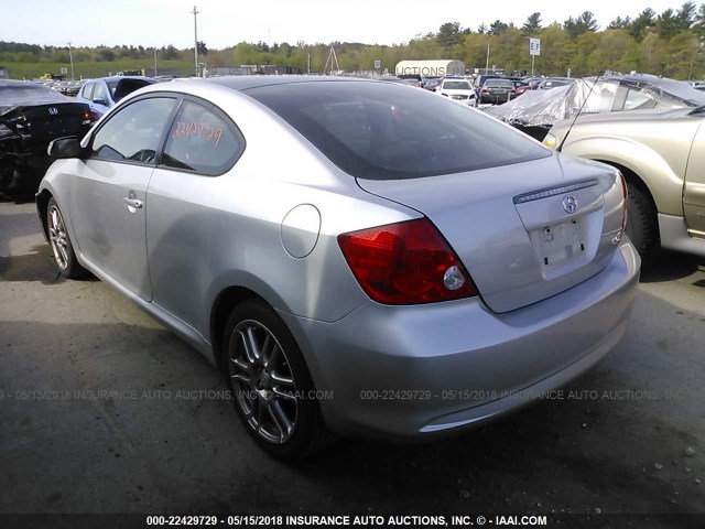 JTKDE167770217349 - 2007 TOYOTA SCION TC 银色 照片 3