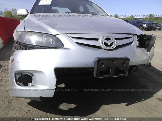 1YVHP84C185M01891 - 2008 MAZDA 6 I SILVER photo 6