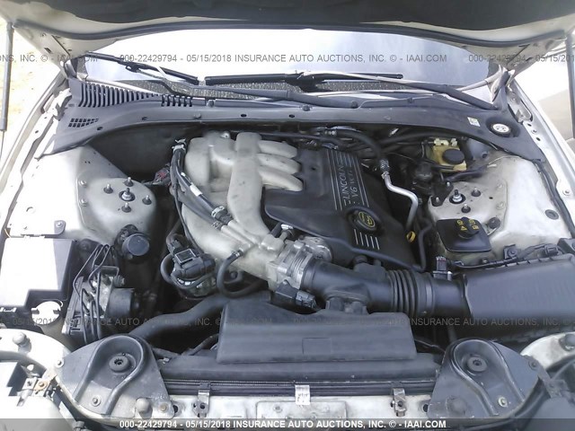 1LNHM86SX4Y610649 - 2004 LINCOLN LS Gümüş foto 10