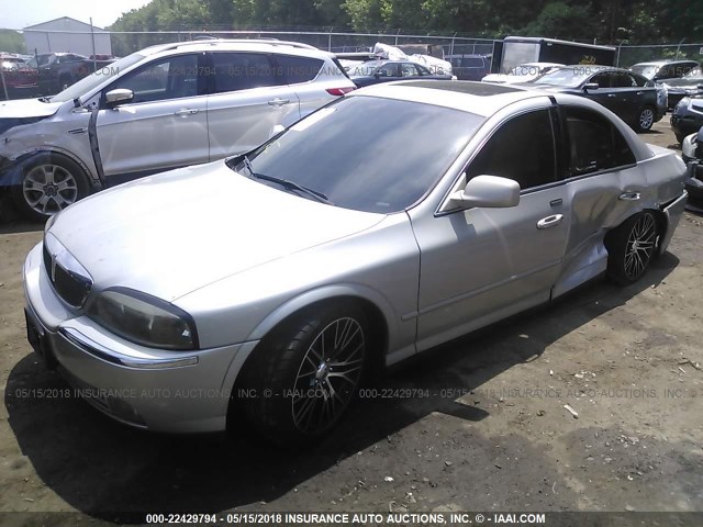 1LNHM86SX4Y610649 - 2004 LINCOLN LS Gümüş foto 2