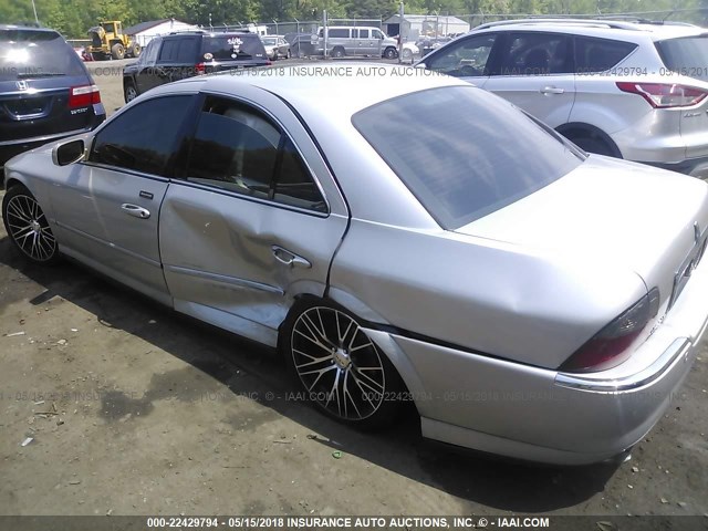 1LNHM86SX4Y610649 - 2004 LINCOLN LS Gümüş foto 6