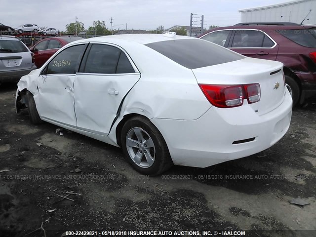 1G11C5SAXGF153063 - 2016 CHEVROLET MALIBU LIMITED LT WHITE photo 3