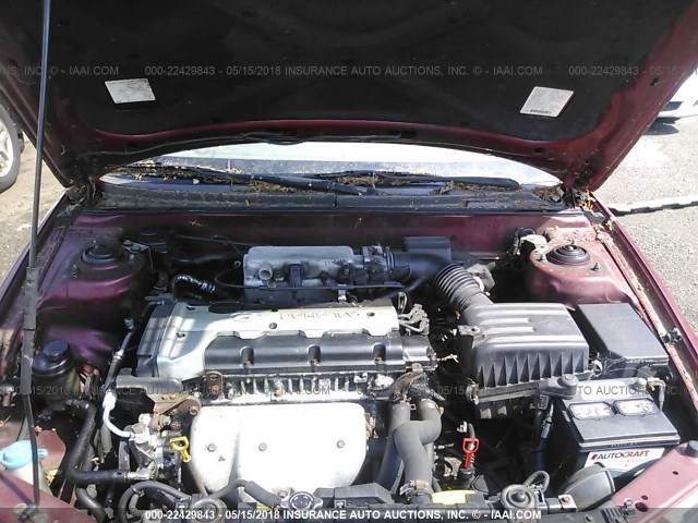 KMHDN45D82U374272 - 2002 HYUNDAI ELANTRA GLS/GT RED photo 10