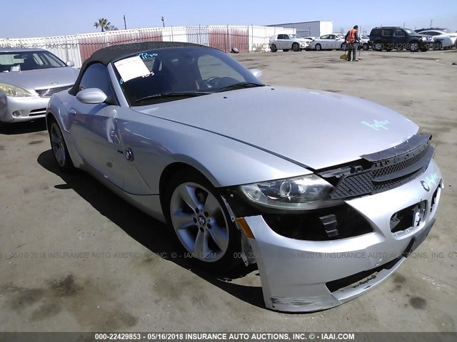 4USBU33586LW69415 - 2006 BMW Z4 3.0 SILVER photo 1