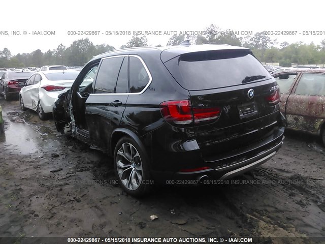 5UXKR0C54G0S86286 - 2016 BMW X5 XDRIVE35I BLACK photo 3