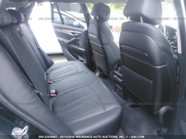 5UXKR0C54G0S86286 - 2016 BMW X5 XDRIVE35I BLACK photo 8