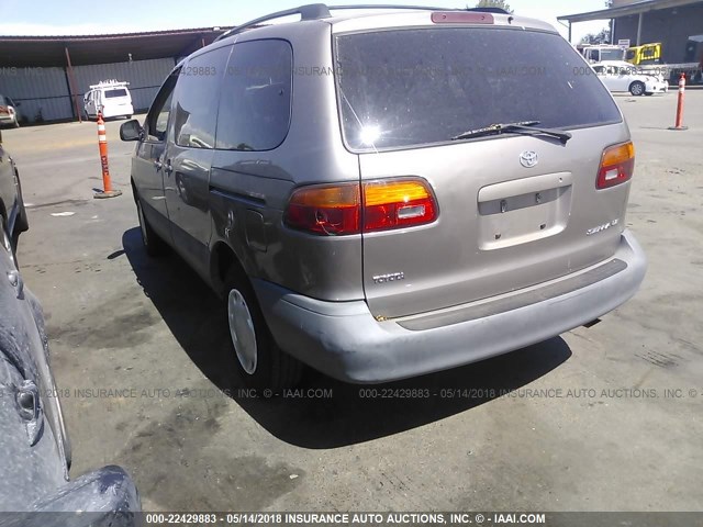 4T3ZF13C2WU033488 - 1998 TOYOTA SIENNA LE/XLE BROWN photo 3