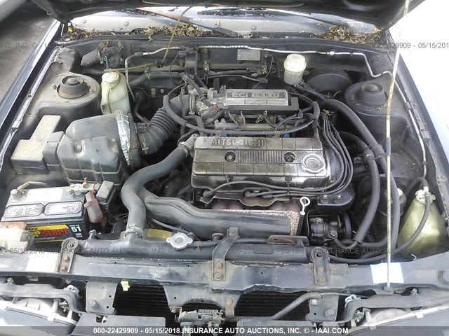 JA3CR46V2NU047882 - 1992 MITSUBISHI GALANT BLACK photo 10