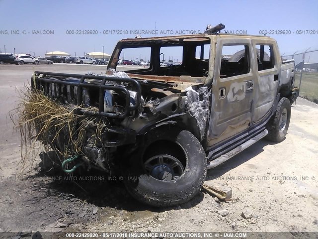 5GRGN22U95H113643 - 2005 HUMMER H2 SUT GRAY photo 2