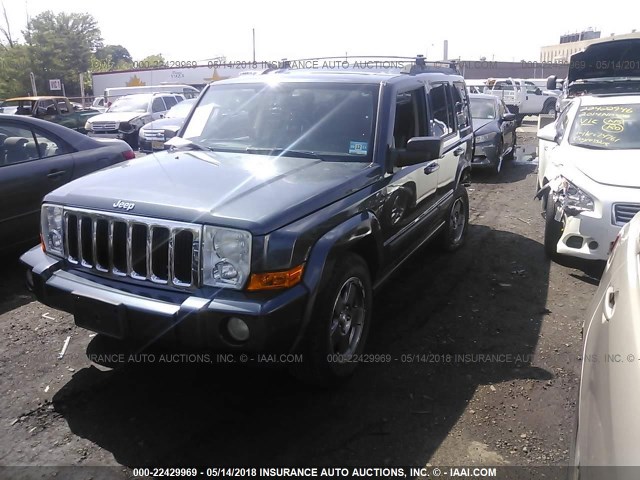 1J8HG48K08C134943 - 2008 JEEP COMMANDER SPORT Azul oscuro foto 2