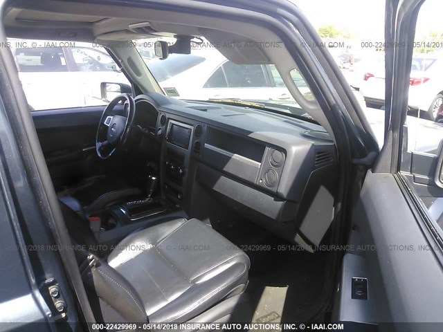 1J8HG48K08C134943 - 2008 JEEP COMMANDER SPORT Dark Blue photo 5