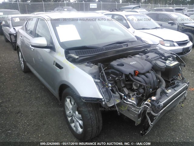 5XXGN4A79DG091616 - 2013 KIA OPTIMA EX SILVER photo 1