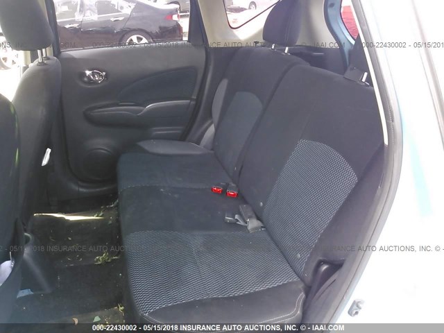 3N1CE2CP7EL389512 - 2014 NISSAN VERSA NOTE S/S PLUS/SV/SL BLUE photo 8