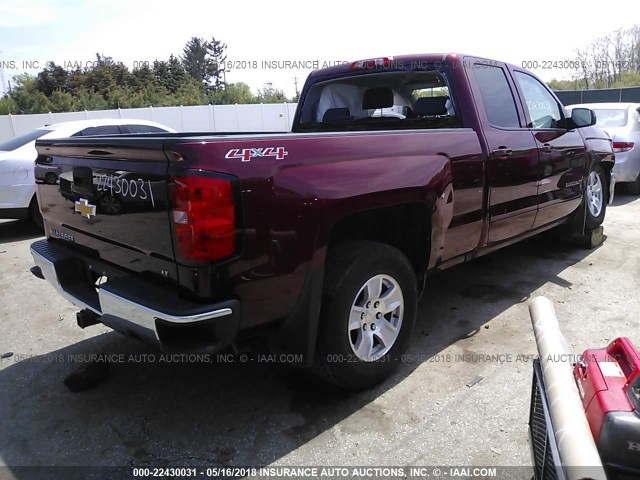 1GCVKREC1HZ270661 - 2017 CHEVROLET SILVERADO K1500 LT RED photo 4