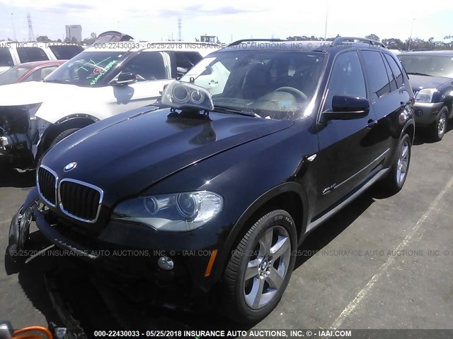 5UXFE43559L260494 - 2009 BMW X5 XDRIVE30I BLACK photo 2