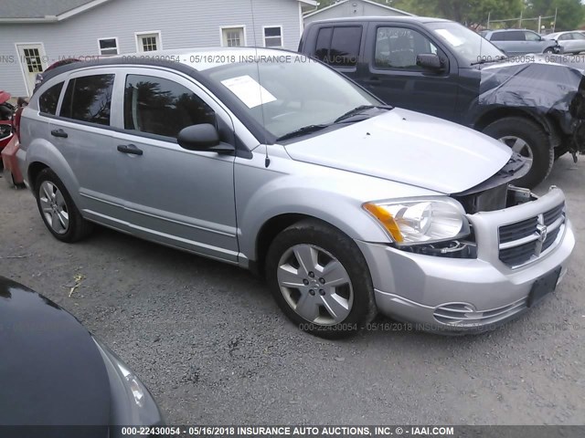 1B3HB48B87D566339 - 2007 DODGE CALIBER SXT SILVER photo 1