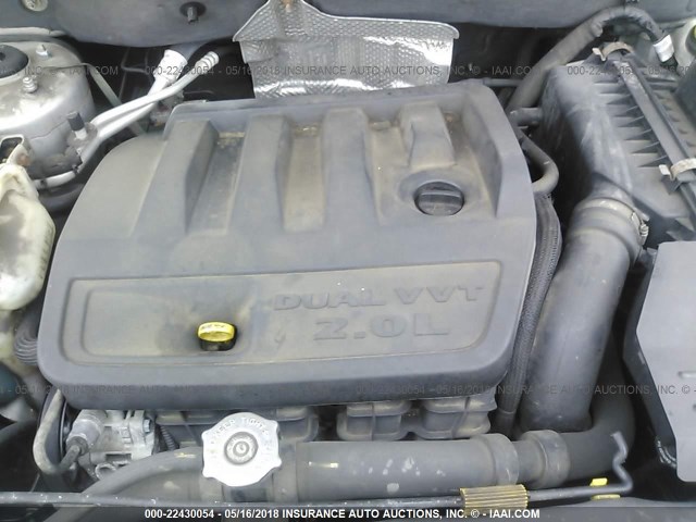 1B3HB48B87D566339 - 2007 DODGE CALIBER SXT SILVER photo 10