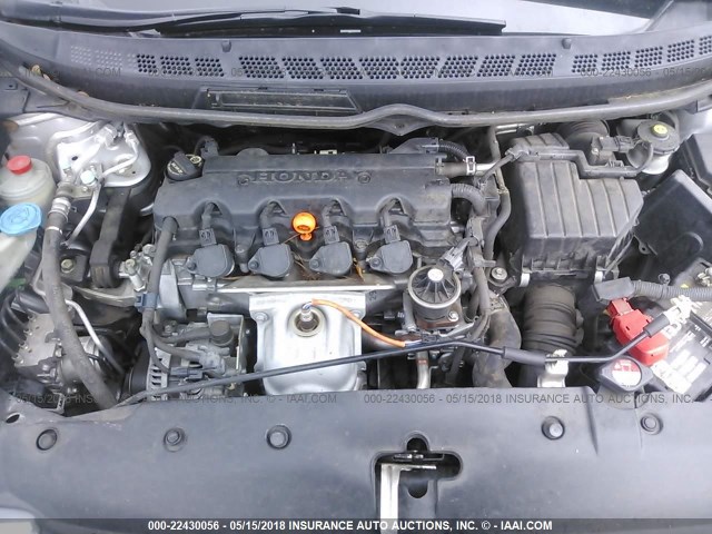 19XFA1F91BE022991 - 2011 HONDA CIVIC EXL SILVER photo 10