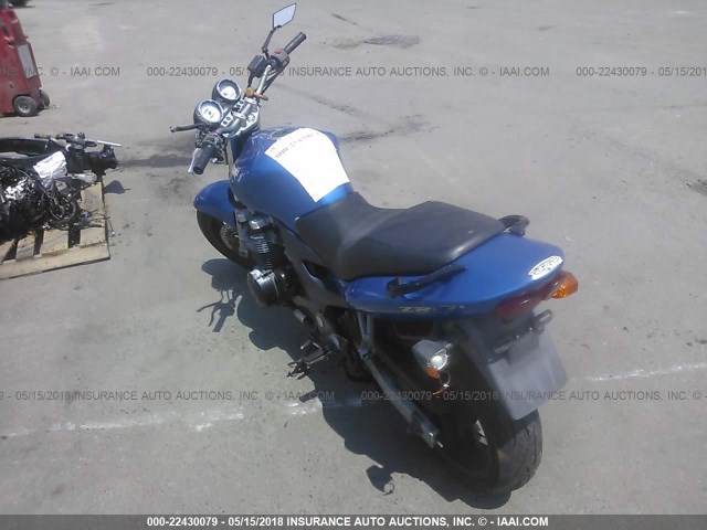 JKAZRDF18YA011400 - 2000 KAWASAKI ZR750 F BLUE photo 3