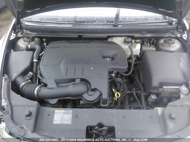 1G1ZC5EB8AF232746 - 2010 CHEVROLET MALIBU 1LT 棕色 照片 10