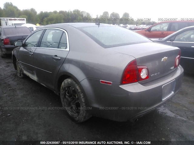 1G1ZC5EB8AF232746 - 2010 CHEVROLET MALIBU 1LT 棕色 照片 3